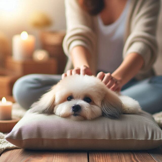 小型犬のドッグマッサージのイラスト.png